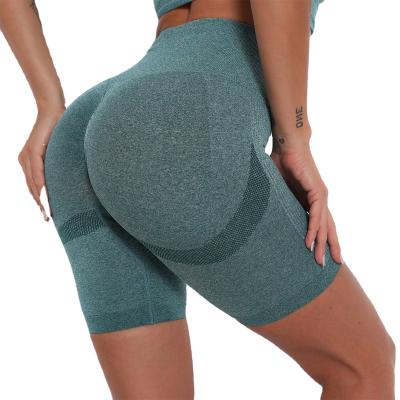 China New Design High-waisted Breathable, Hip-Lifting Elastic Gym Shorts Yoga Shorts Sports Quick-Dry Slimming Shorts for sale