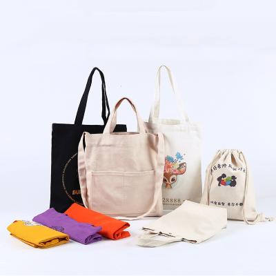 China 100% Eco-friendly Reusable Wholesale Grocery Bag Women Canvas Zipper Pouch Custom Cotton Canvas Pockets for sale