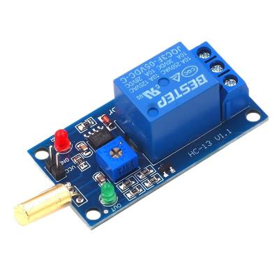 China Angle sensor module SW-520 tilt sensor relay module 5V/12V device tilt protection alarm trigger module for sale