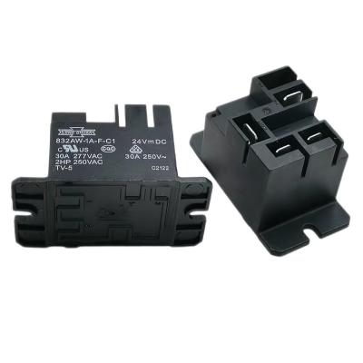 China New 832AW-1A-F-C1 24VDC High Power Relay 30A 4 Pin 24V Standard Relay for sale