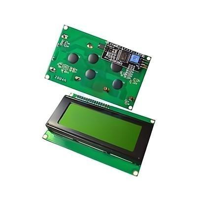 China LCD2004A IIC Screen LCD Display Panel Module Blue Yellow Green Screen 98*60.2mm for sale