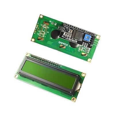 China LCD1602A IIC 3.3V 5V screen LCD display panel module green yellow blue 80.1*36mm for sale