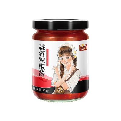 China Food Cooking New Design Garlic Sauce Chili Sauce For Noodles for sale