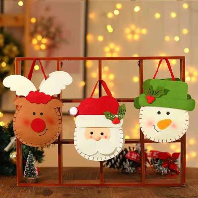 China Eco-friendly New Christmas Gift Candy Bag Nonwoven Christmas Gift Candy Bag For Christmas Home Gift for sale