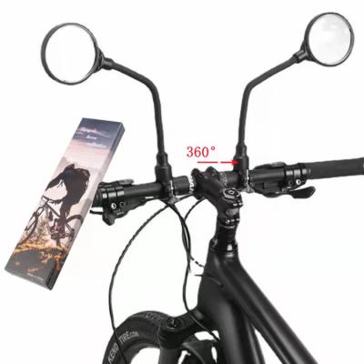 China wholesale one pair 360 degree motors bike mirror bicycle accessories motorcycle for cycling 38*5.2*9.5cm for sale