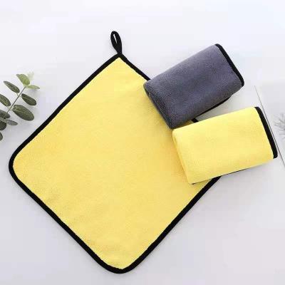 China Car Care Wash Station Microfiber Towel Cloth Hemming Care Cloth Detailing Car Washing Drying Towel For Car for sale