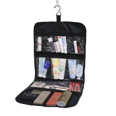 China Large Hanging Fashion Toiletry Bag Travel Bag Storage Makeup Cosmetics With Portable Waterproof PVC for sale