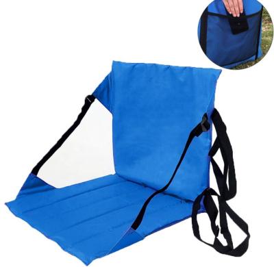 China Anti-Static Lightweight Padded Seat Portable Stadium Cushion With Backrest for sale