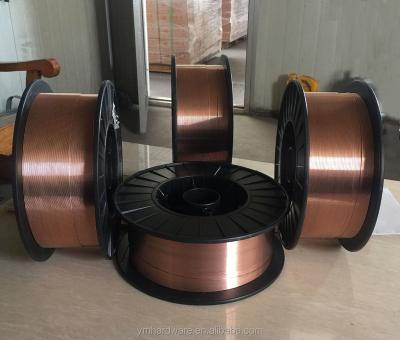 China Mainly used for welding low carbon alloy steel SG2 /ER70S-6 0.8mm CO2 welding wire manufacturer --1.2mm wire for sale