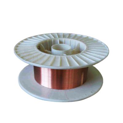 China Copper Coated Copper SG2 / G3Si1 Cored CO2 1.2mm MIG Welding Coil er70s-6 Gas Shielded Wire for sale