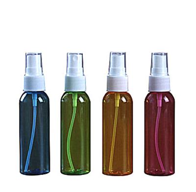 China colorful pet 30ml 100 ml cosmetic fine pump mist 100ml hair oil plastic spray bottle with nozzle for sale