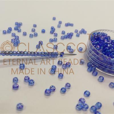 China Factory Wholesale 2/3/4 MM Glass Seed Beads Plating Color Glass Beads For Jewelry DIY Making for sale