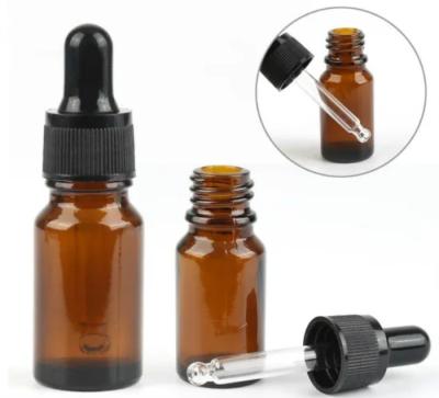 China Shunpai 15ml 30ml 60ml Skin Care Amber Cosmetic Glass Essential Oil Dropper Bottle for sale