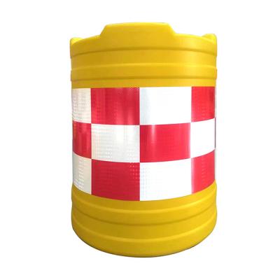 China Plastic Drum Anti-Corrosion Anti-Collision Separation Bucket Safety Barriers Road Traffic Barricade Crash Pad for sale