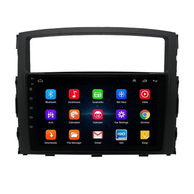 China Android GPS car audio player for Mitsubishi Pajero 2006-2014 with BT WiFi radio car VCR 9 inch screen GPS radio RDS for sale