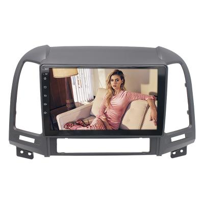 China Android GPS USB System Car VCR With 9 Inch Screen 1+16G GPS Wifi BT FM Radio For Hyundai Santa Fe 2006-2012 for sale