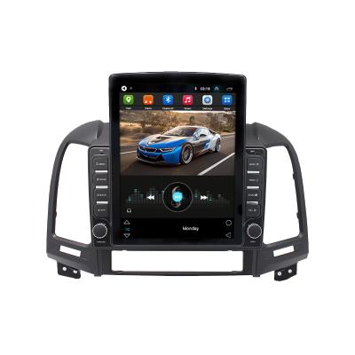 China 9.7 inch Android GPS Car Player with WiFi GPS Radio Mirror Link BT Reversing Camera for Hyundai Sanda Fe 2006-2012 for sale