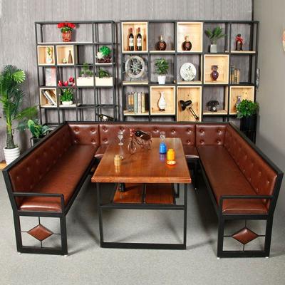 China Black Industrial Style Dining Table Set Iron Seat Dining Table (Other) China Factory Direct Wholesale Adjustable Dining Set With Leather Chair for sale