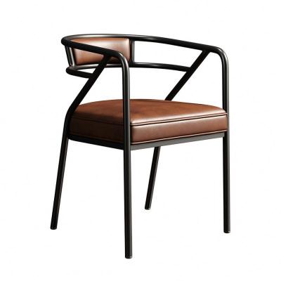 China Wholesale Nordic Fashion American Industrial Dining Chair Coffee Restaurant Furniture Dinner Chair Gold Black Iron Adjustable Dining Chair for sale