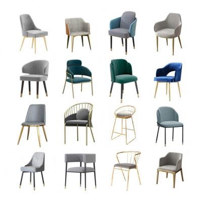 China Factory Wholesale Adjustable Nordic Modern Simple Dining Chair (Others) Leather / Velvet Dining Chair for sale