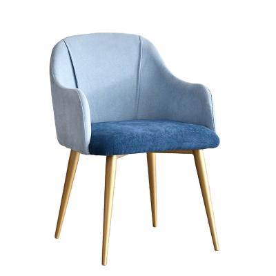 China (Other)Wholesale Adjustable Leisure Armchair Dining Room Living Room Furniture Fabric Nordic Modern Simple Fashion Dining Chair for sale