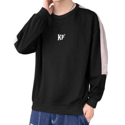 China 2022 autumn new anti-wrinkle sweater men's spring fleece round sweater long sleeve sweater and neck knitted top sports for sale