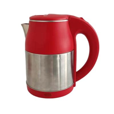 China Factory Wholesale 360 ​​Degree Electric Kettle Stainless Steel Kettle 1.8L 1500w Red Base UME Kettles Wholesale Cheap Water Rotation for sale