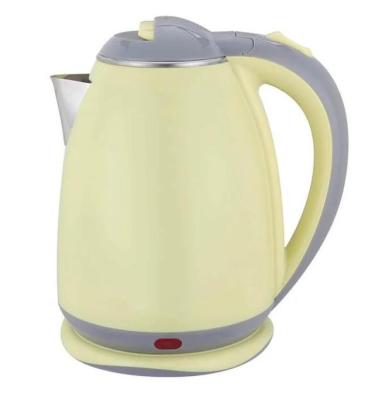 China 360 Degree Electric Water Kettle 1.8L Double Wall Rotation Portable Electric Kettle Base Food Grade for sale