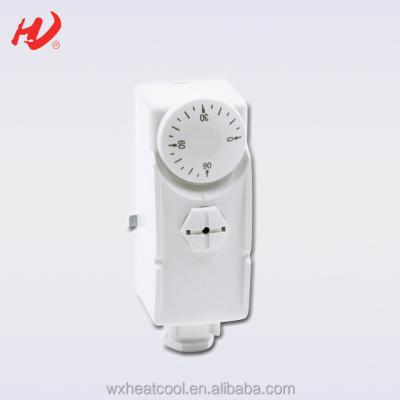 China Modern white strap on cylinder contact expansion pipe thermostat for sale