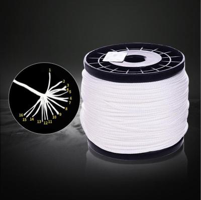 China Factory Supply 20LB-500LB Hollowcore 16 Strands Hollowcore 100% PE Braided Fishing Line 200m 300m 500m for sale