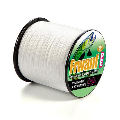 China sink tip float locator 1000m super wear resistant pe braided fishing line 9 braid strong pe fishing line for sale