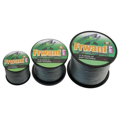 China Competitive Braided Round 9 Strands High Strength Bass Fishing Line 20LB-300LB for sale