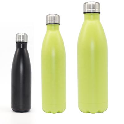 China 500ml BPA Free Stainless Steel Sports Water Bottles Sustainable Cola Shape Flask For Outdoor Travel for sale