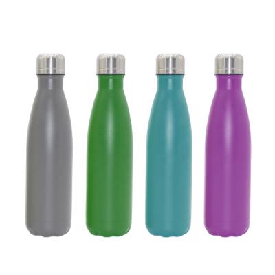 China New Design Sustainable 500ml Double Wall Insulated Vacuum Stainless Steel Water Bottle Sport Flask for sale