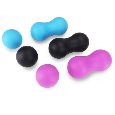 China Home\Gym\Factory Price Muscle Relaxation Peanut Silicone Fitness Massage Ball Set Sports Performance for sale