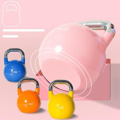 China Universal Wholesale Colored Competition Cheap Colored Vinyl Kettlebell 25lbs From China for sale