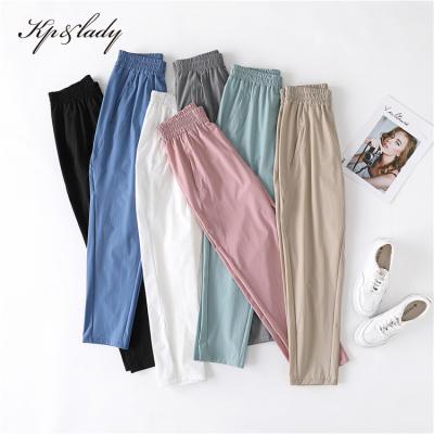 China Hot Selling Breathable Fashion Sports Loose Pants Sportswear 9 Points Quick-drying Casual Pants Ultra-thin Women's Pants for sale