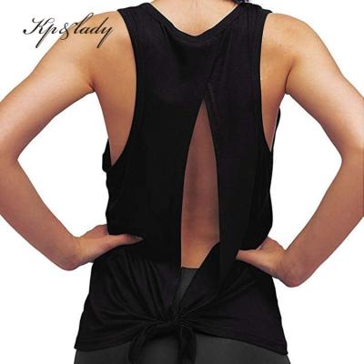 China Breathable spring and summer new women's fitness sportswear vest leisure yoga wear breathable top for sale