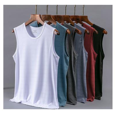 China Wholesale Customs Service QUICK DRY T-shirt invest casual style summer soft men's sleeveless T-shirt for custom for sale