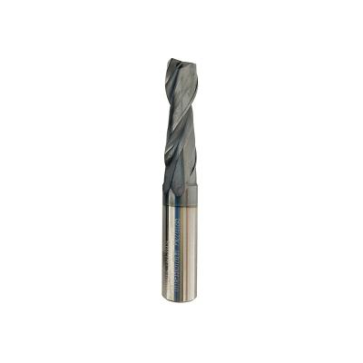 China Custom Solid Metal Drilling Carbide End Mills 2 Flute Finished Milling Cutters Cutters for sale