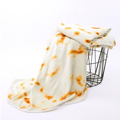 China Anti-pilling High Quality Hot Selling Burrito Towel Digital Printing Tortilla Blanket Burrito Blanket for sale