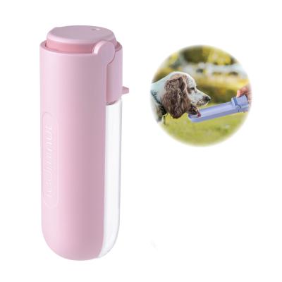 China Viable Factory Custom Pet Water Bottle Pet Supplies For Dogs And Puppy Folding Outdoor Drink Cup For Dog Walking Products for sale