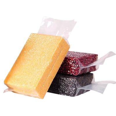 China Rice Double Layer NY Composite Material PE Composite Material Rice Brick Vacuum Bag Grain Packing Food Vacuum Bags Moisture Proof Hot Sale Bag for sale