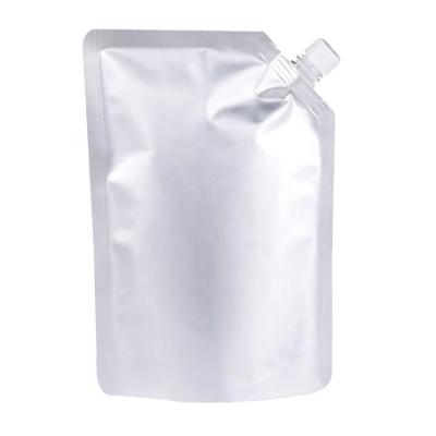 China Recyclable Mini Restaurant Milk Tea Liquid Wine Juicy Bag With Spout Tap Take Out Valve Plastic Drink Suction Spout Bag for sale