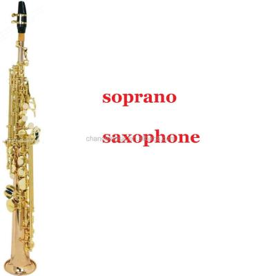 China Gold Lacquer 2017 Hotsale Professional Cheap Alto Saxophone ABC-1101RL Golden Soprano for sale