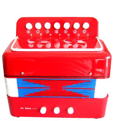 China Kids Piano Gift Toy Key Accordion 7 Button Toy Accordion ABC-214 17*18*10cm for sale