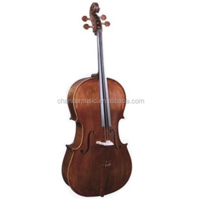 China Antique Flawless Professional Solid Wood 4/4 Satin Cello with Bow and Cello Bag for sale