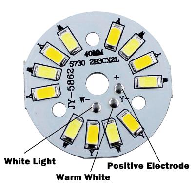 China 5730 SMD Warm/Cold White Color Two In One PCB 3W 5W 7W 9W 12W 15W 18W 5630/5730 SMD Light Board Led Lamp Panel For Ceiling PCB With LED for sale