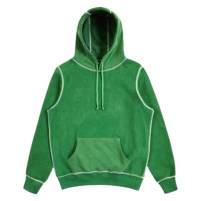 China Custom Design High Quality 360gsm Fleece Contrast Hip Hop Sweatshirts Hot Reverse Dot Hoodie Men QUICK DRY for sale