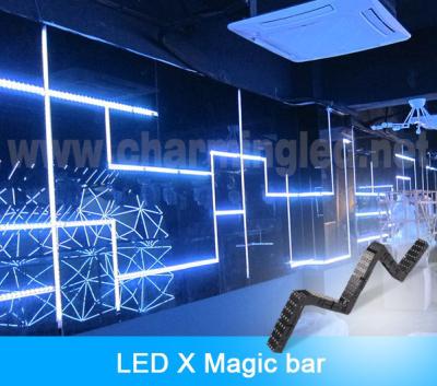 China Multi Color LED X Magic Video Animation Effect Light Bar  Steel LED Pool Light for sale